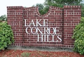 Lake Conroe Hills sign